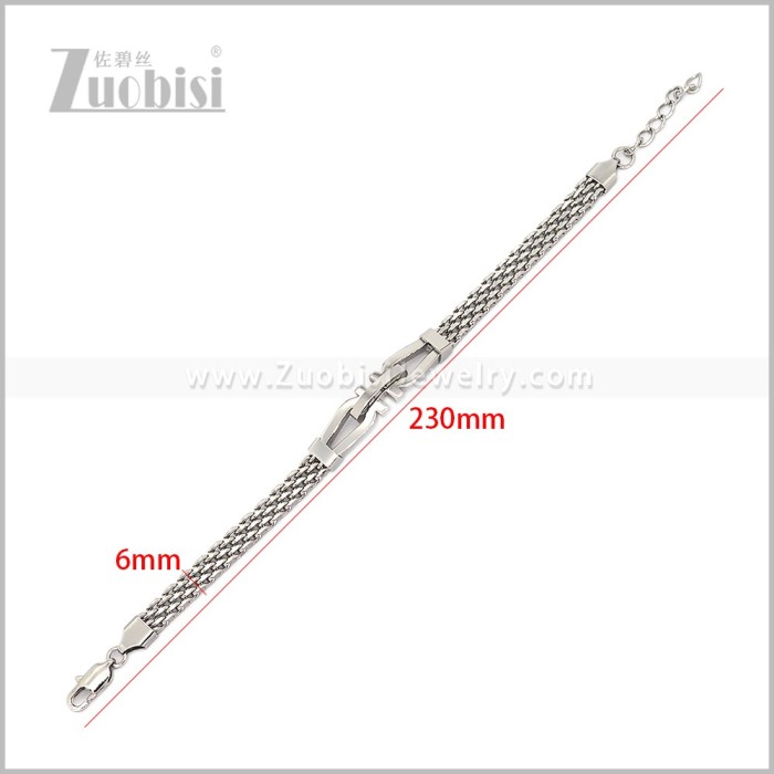 Stainless Steel Bracelet b011186S