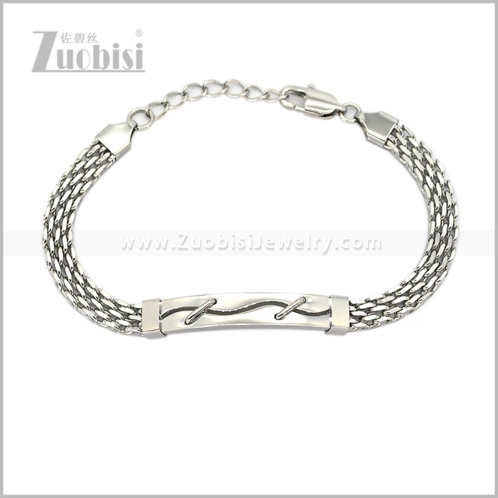 Stainless Steel Bracelet b011187S