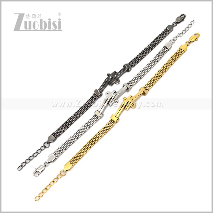 Stainless Steel Bracelet b011181S2