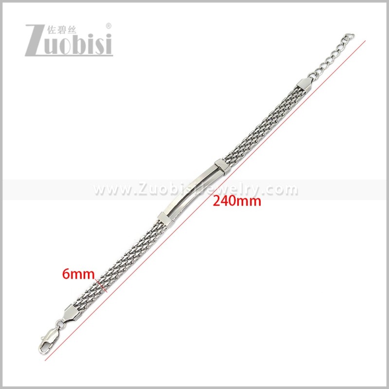 Stainless Steel Bracelet b011189S2