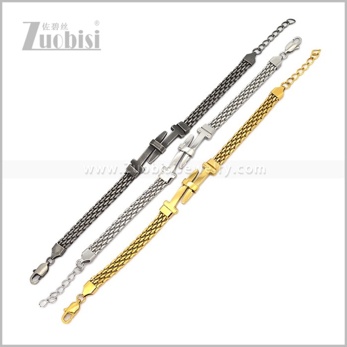 Stainless Steel Bracelet b011188S2