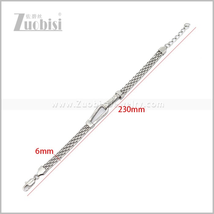 Stainless Steel Bracelet b011175S