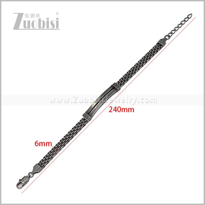 Stainless Steel Bracelet b011189S3