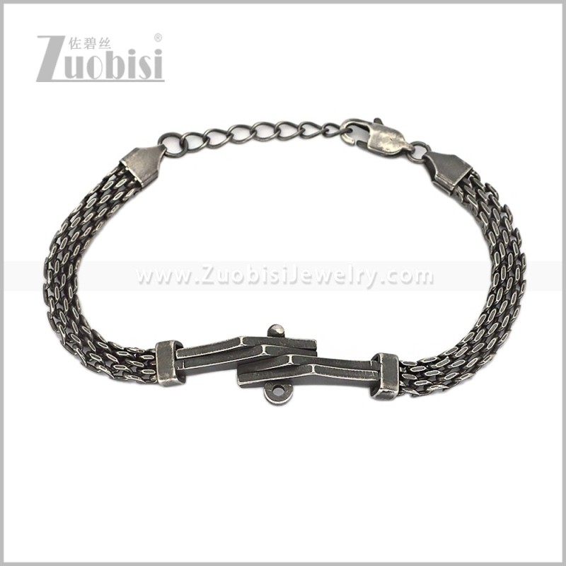Stainless Steel Bracelet b011181S2