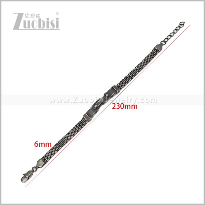 Stainless Steel Bracelet b011180S2