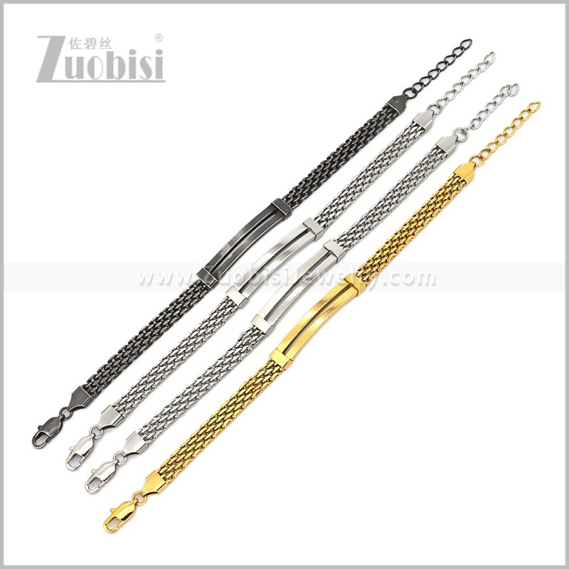 Stainless Steel Bracelet b011189S3