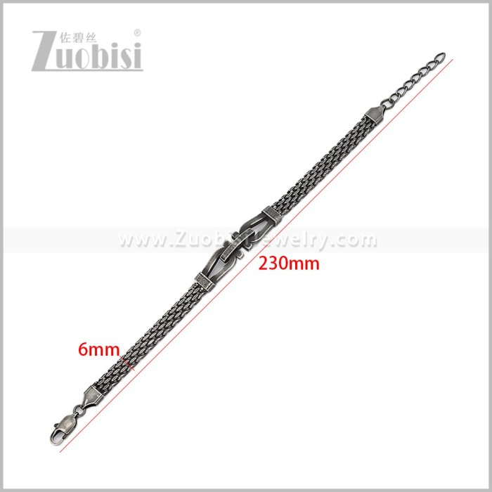Stainless Steel Bracelet b011186S2