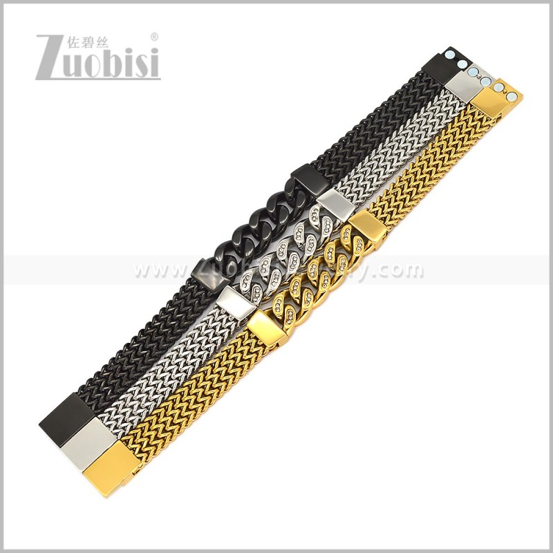 Stainless Steel Bracelet b011184S