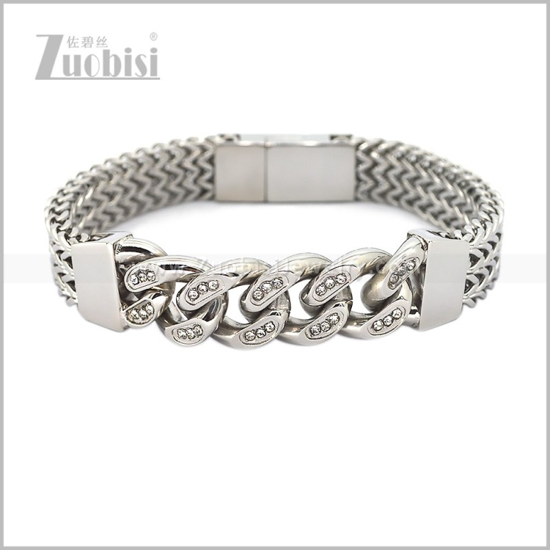 Stainless Steel Bracelet b011184S