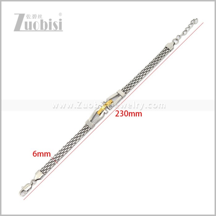 Stainless Steel Bracelet b011186SG