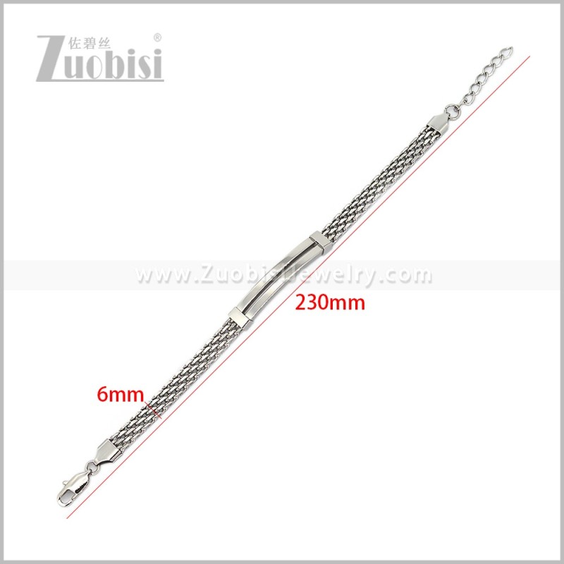 Stainless Steel Bracelet b011189S