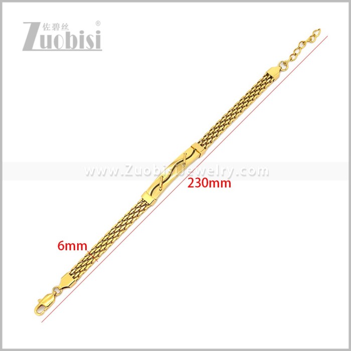 Stainless Steel Bracelet b011187G