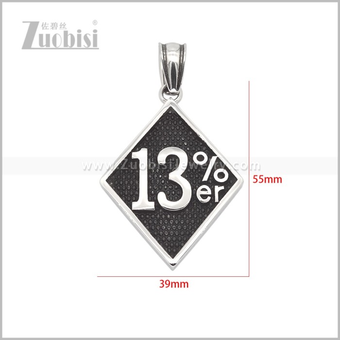 Stainless Steel Pendant p013580S