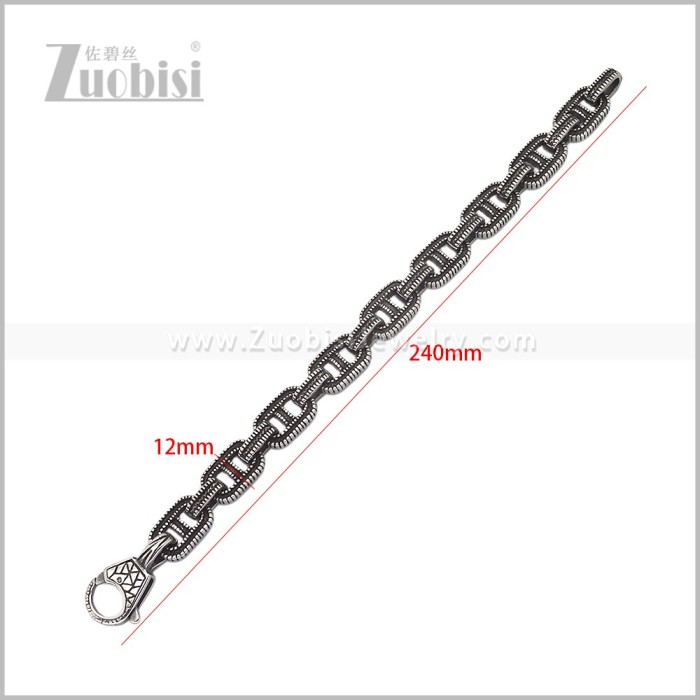Stainless Steel Bracelet b011228S
