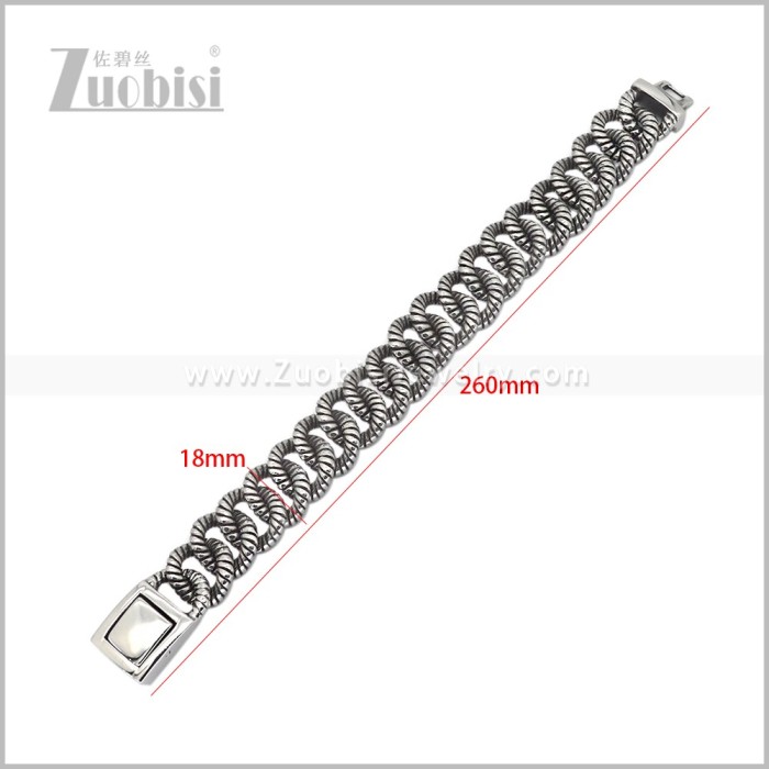 Stainless Steel Bracelet b011222S