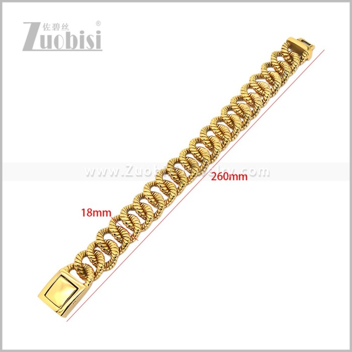 Stainless Steel Bracelet b011222G