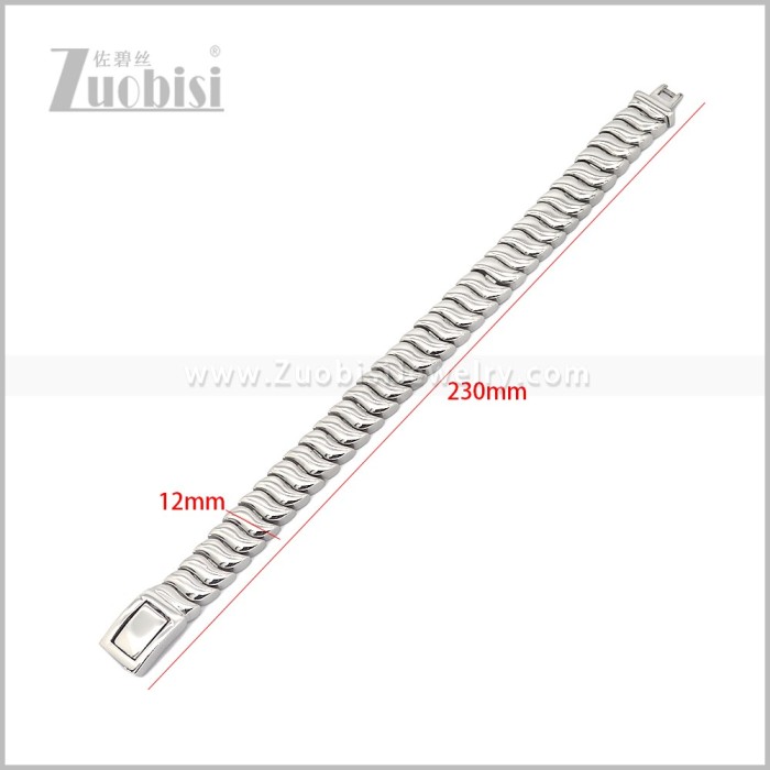 Stainless Steel Bracelet b011227S