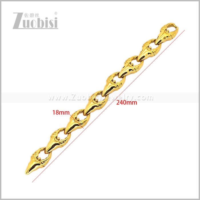 Stainless Steel Bracelet b011240G