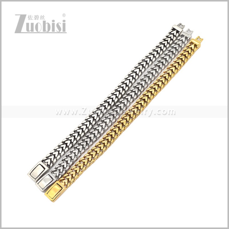 Stainless Steel Bracelet b011238S2