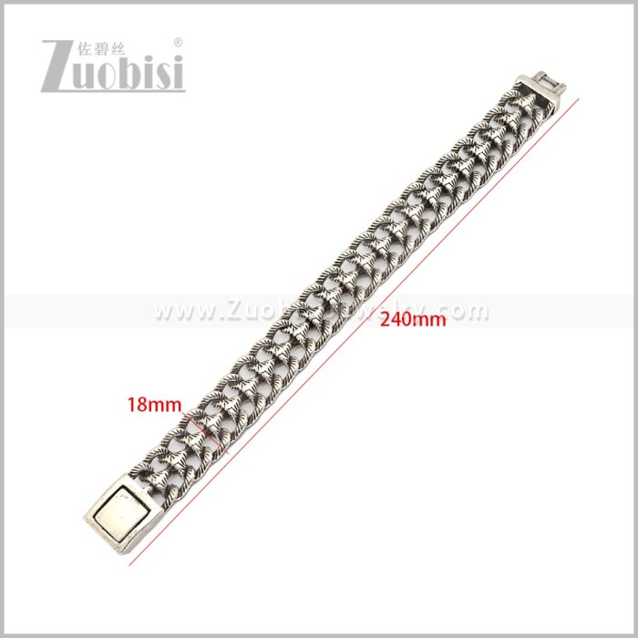 Stainless Steel Bracelet b011244S2