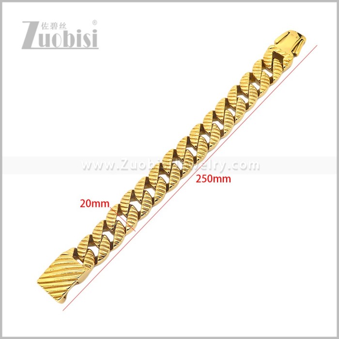 Stainless Steel Bracelet b011246G