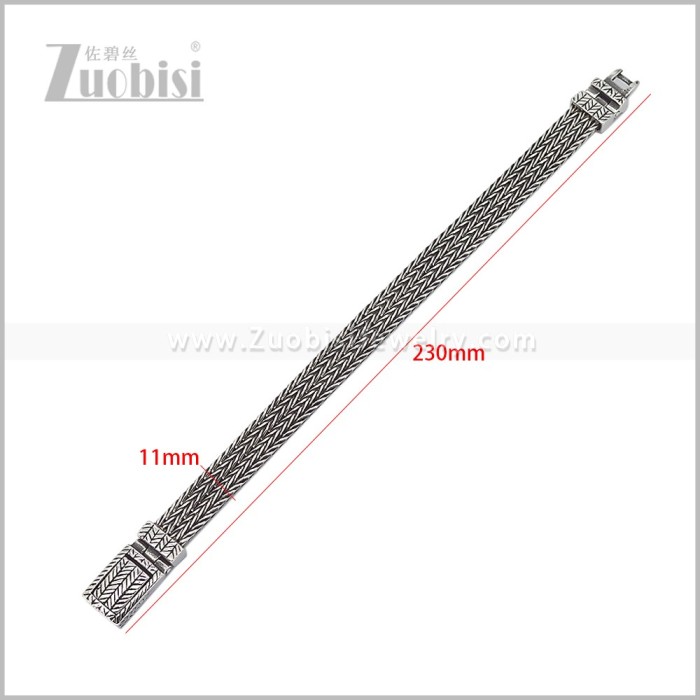 Stainless Steel Bracelet b011239S