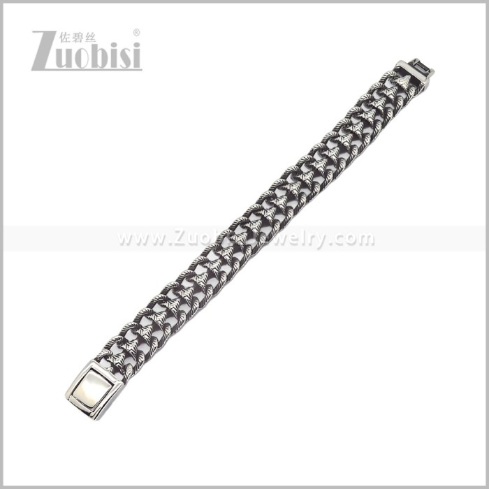 Stainless Steel Bracelet b011244S