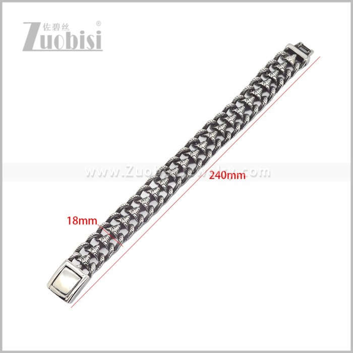 Stainless Steel Bracelet b011244S