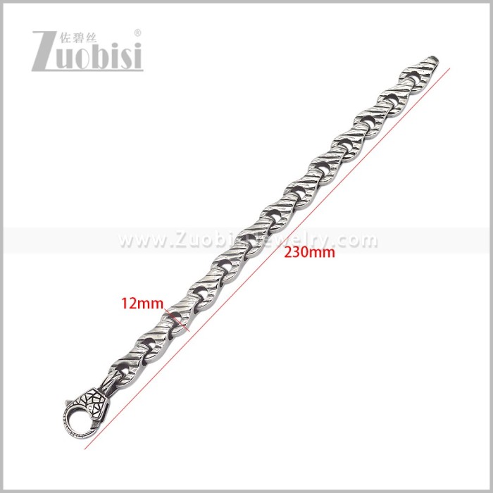 Stainless Steel Bracelet b011236S