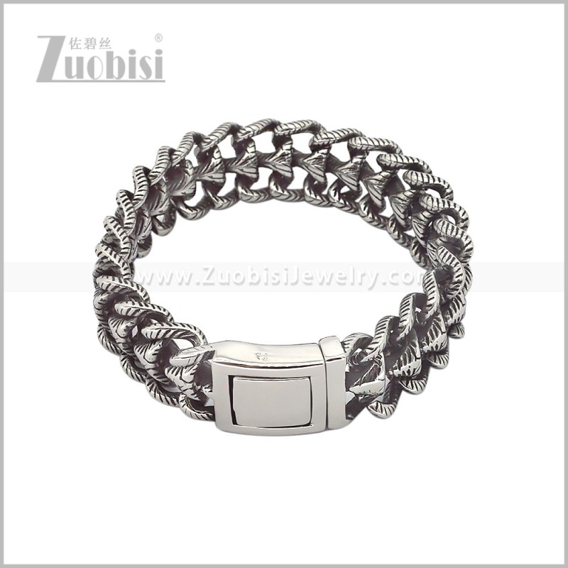 Stainless Steel Bracelet b011244S