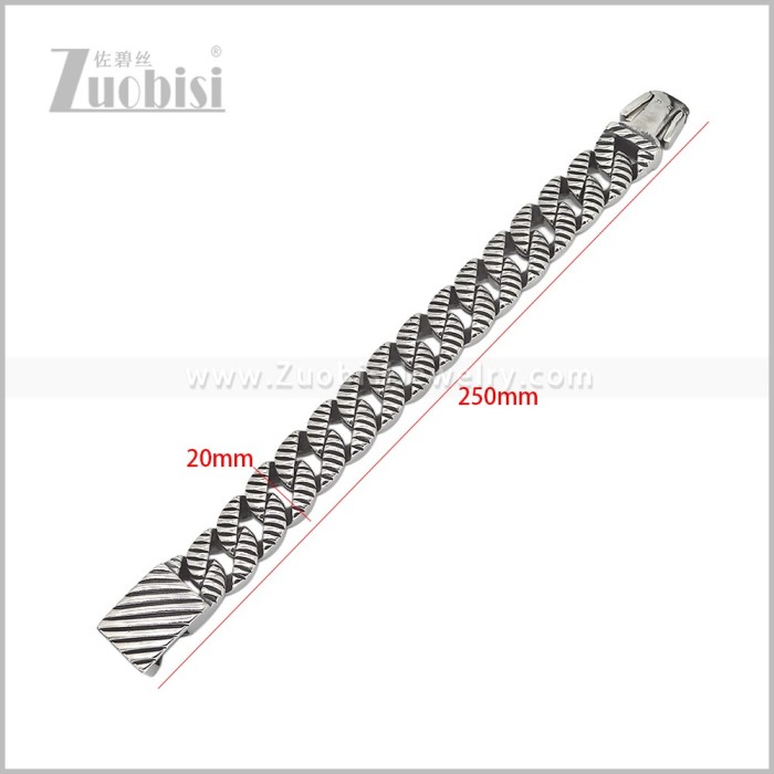 Stainless Steel Bracelet b011246S