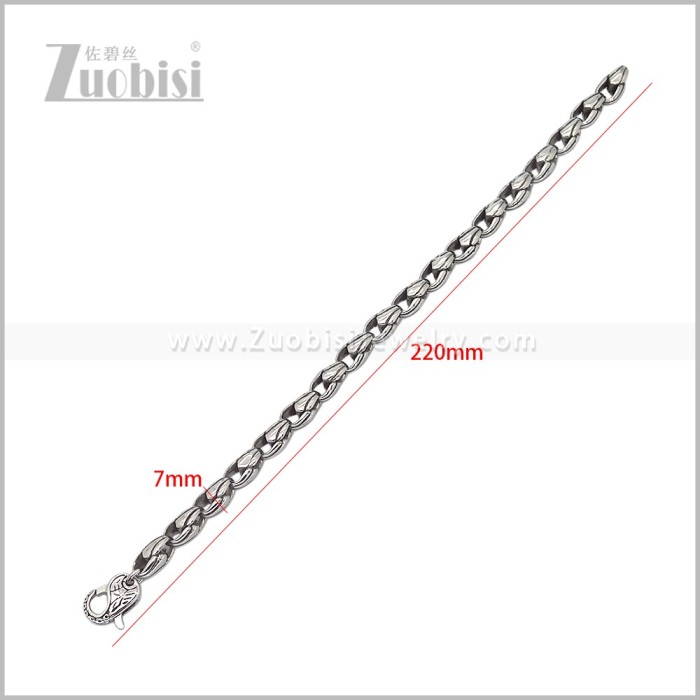 Stainless Steel Bracelet b011233S
