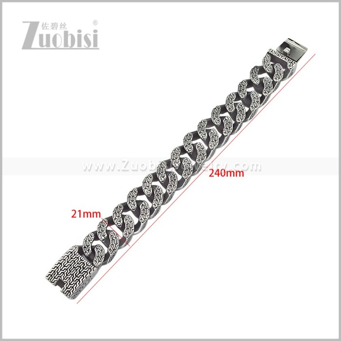 Stainless Steel Bracelet b011245S