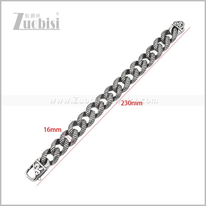 Stainless Steel Bracelet b011237S