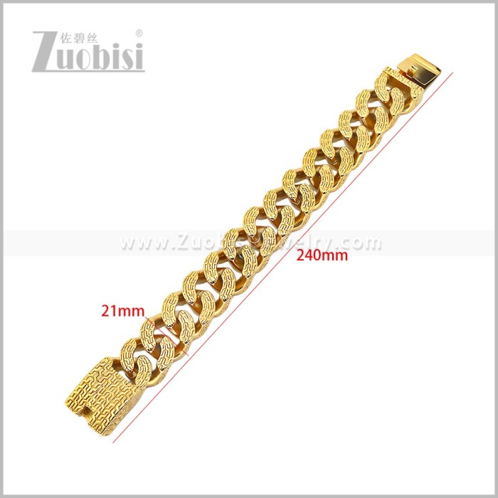 Stainless Steel Bracelet b011245G