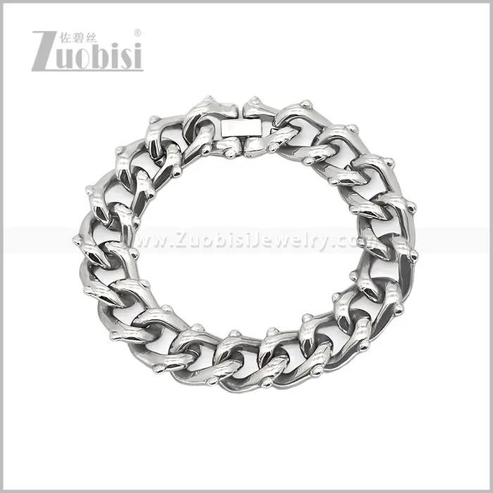 High Polished Stainless Steel Casting Men's Bracelet High Polished Stainless Steel Casting Men's Bracelet