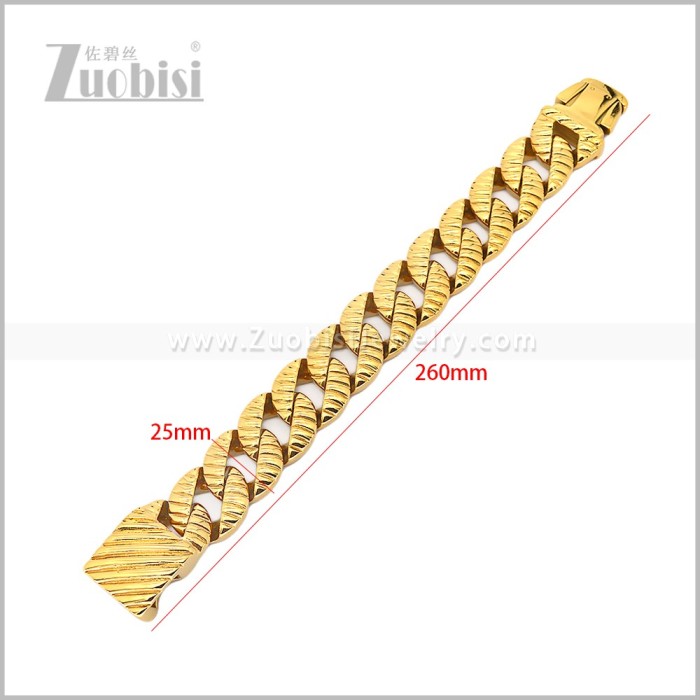 Stainless Steel Bracelet b011252G