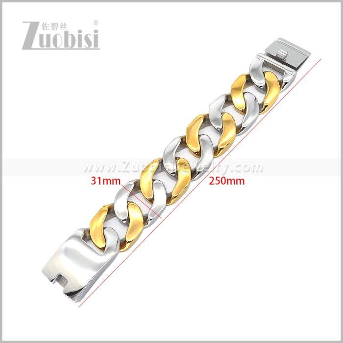 Stainless Steel Bracelet b011255SG