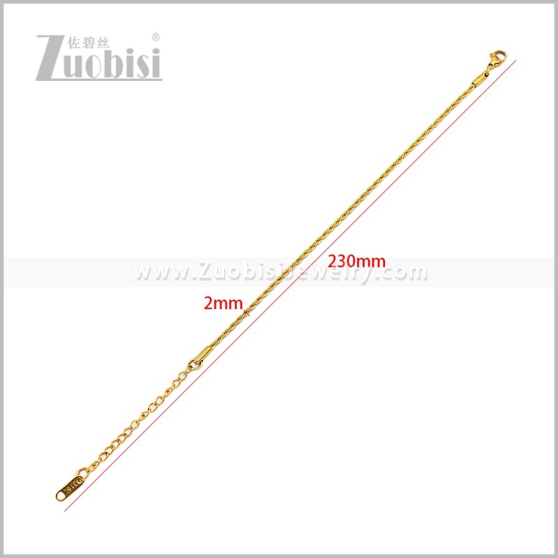 Stainless Steel Bracelet b011259G1