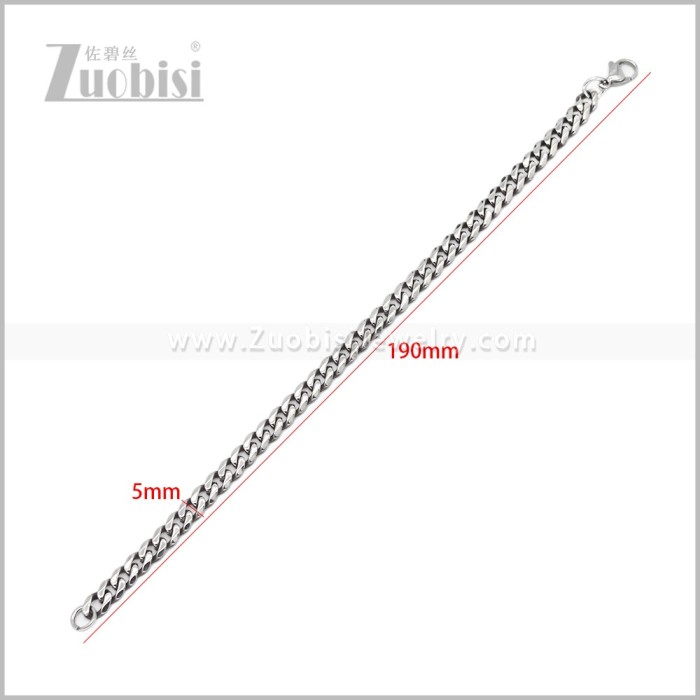 Stainless Steel Bracelet b011262S1