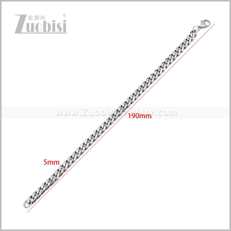 Stainless Steel Bracelet b011262S1