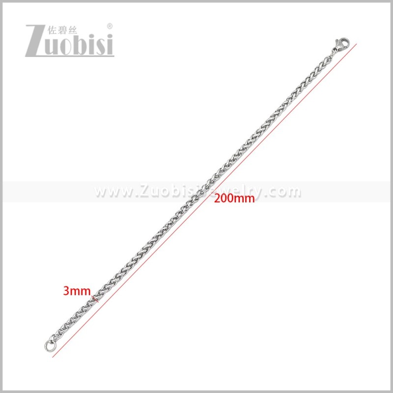 Stainless Steel Bracelet b011265S1