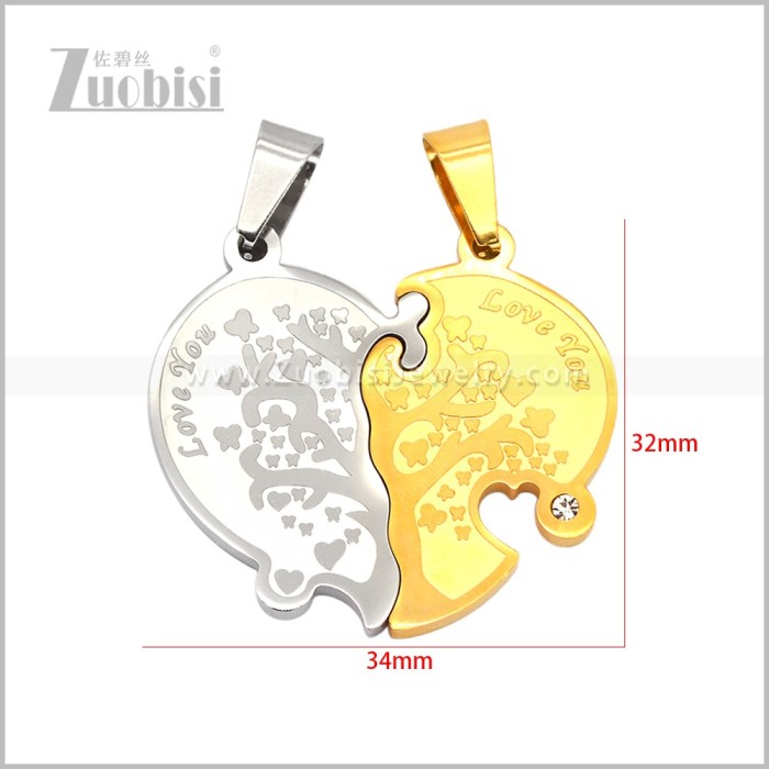 Stainless Steel Pendant p013617SG