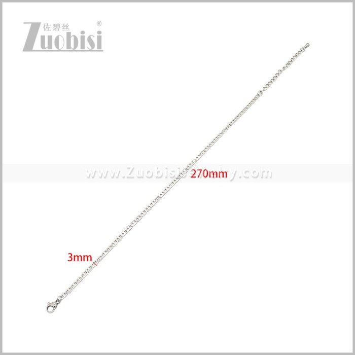 Stainless Steel Bracelet b011281S