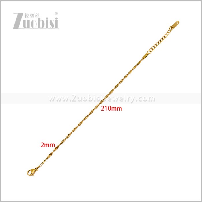Stainless Steel Bracelet b011293G