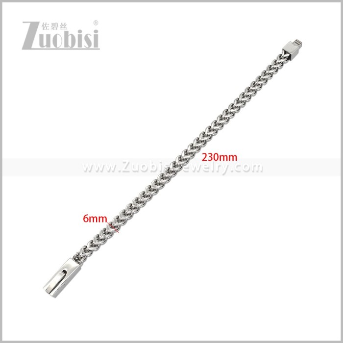 Stainless Steel Bracelet b011289S