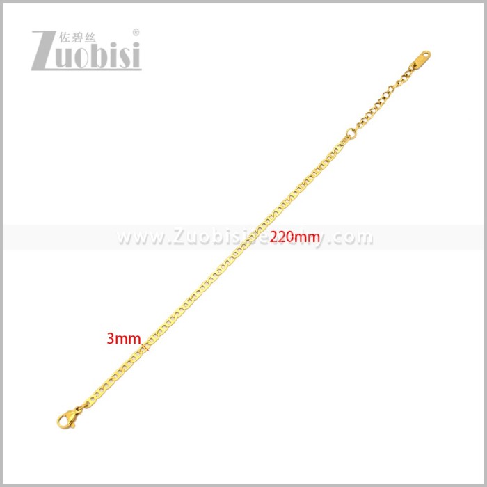 Stainless Steel Bracelet b011281G