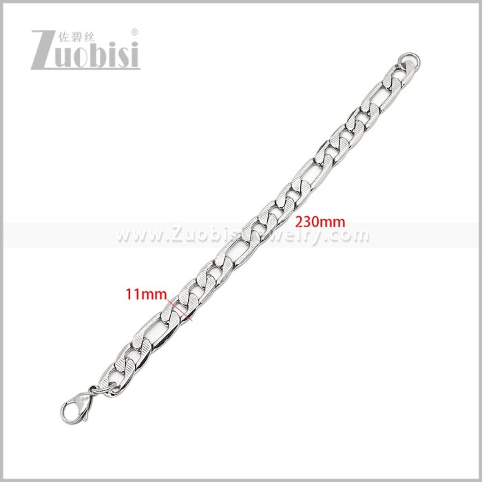 Stainless Steel Bracelet b011299S