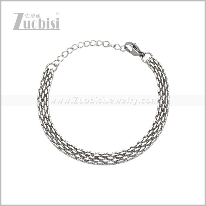 Stainless Steel Bracelet b011327S