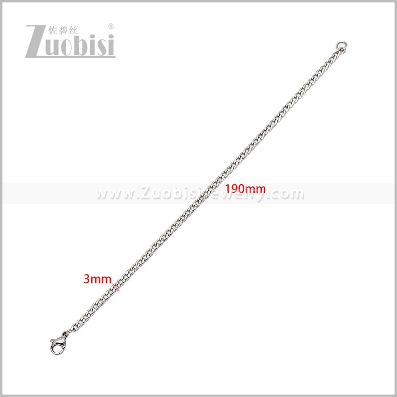 Stainless Steel Bracelet b011306S1